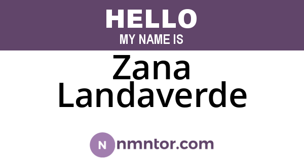 Zana Landaverde