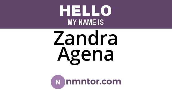 Zandra Agena
