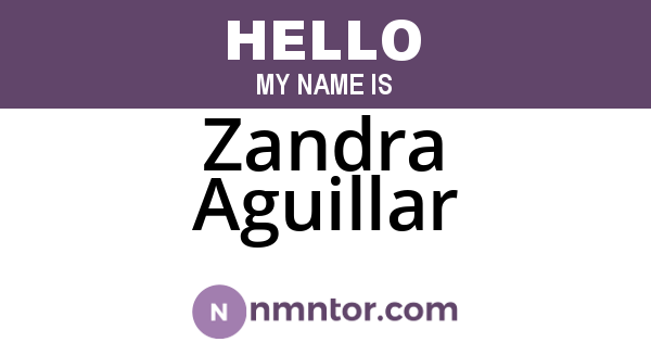 Zandra Aguillar