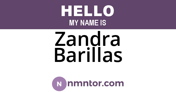 Zandra Barillas