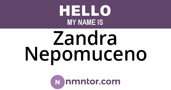 Zandra Nepomuceno