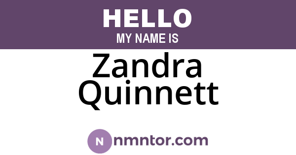 Zandra Quinnett