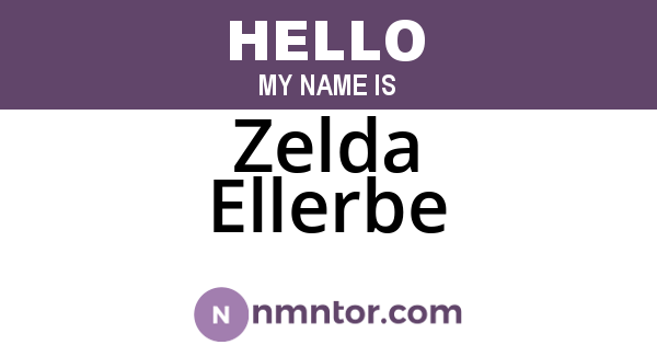 Zelda Ellerbe