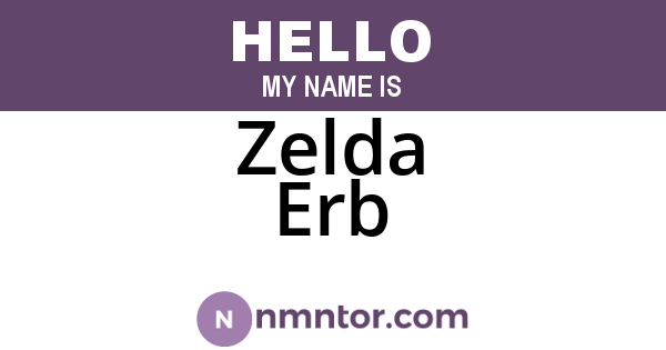 Zelda Erb