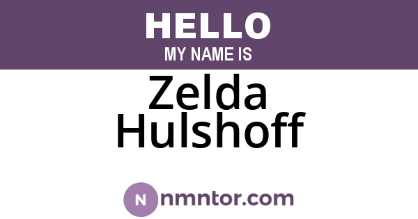 Zelda Hulshoff