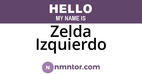 Zelda Izquierdo