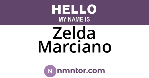 Zelda Marciano