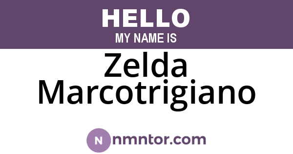 Zelda Marcotrigiano