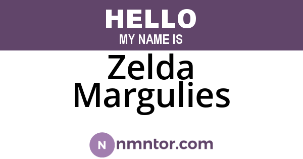 Zelda Margulies