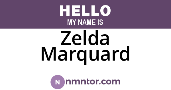 Zelda Marquard