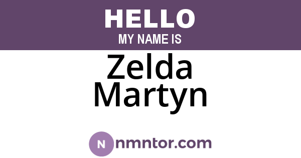 Zelda Martyn