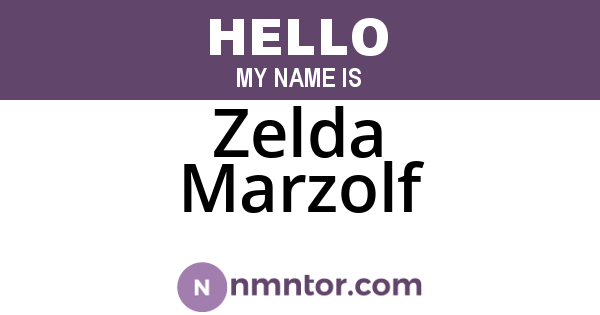 Zelda Marzolf