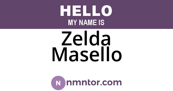 Zelda Masello