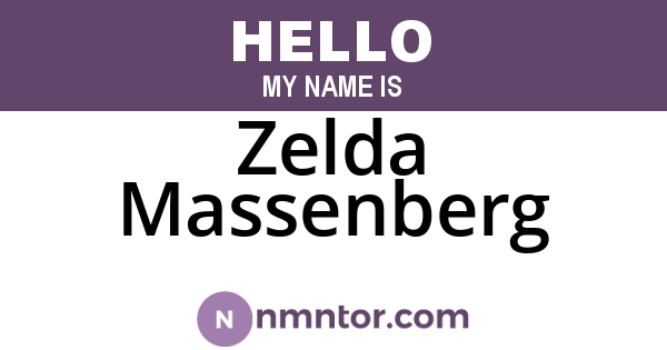 Zelda Massenberg