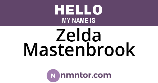 Zelda Mastenbrook