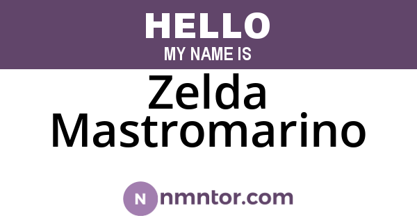 Zelda Mastromarino