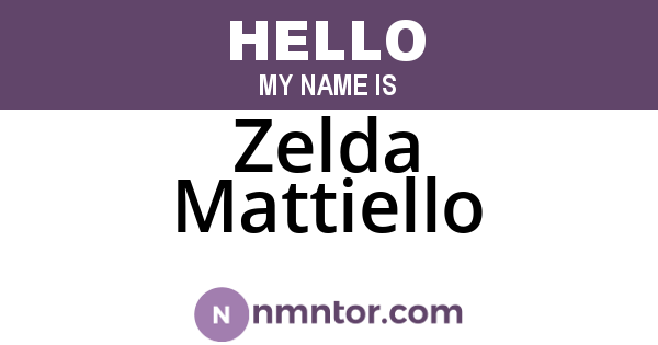 Zelda Mattiello