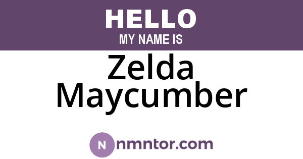 Zelda Maycumber