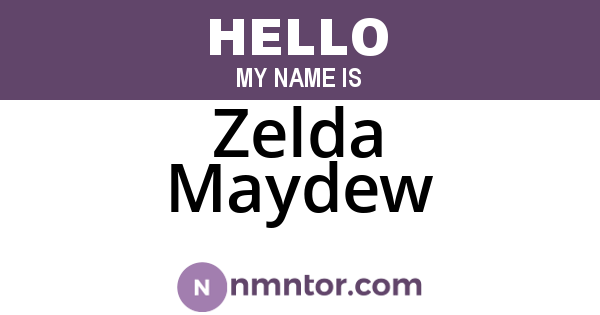 Zelda Maydew