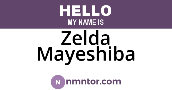 Zelda Mayeshiba