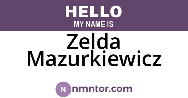 Zelda Mazurkiewicz