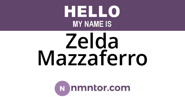 Zelda Mazzaferro