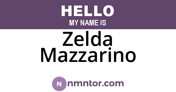 Zelda Mazzarino