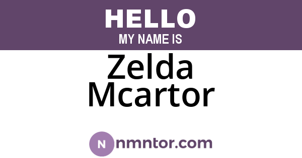 Zelda Mcartor
