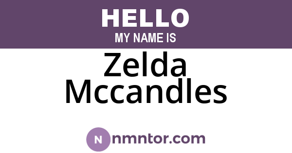 Zelda Mccandles