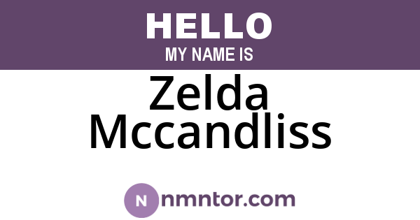 Zelda Mccandliss