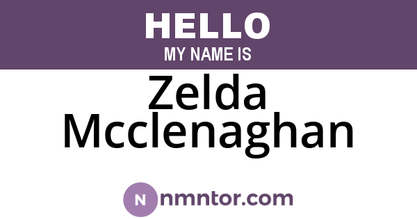 Zelda Mcclenaghan