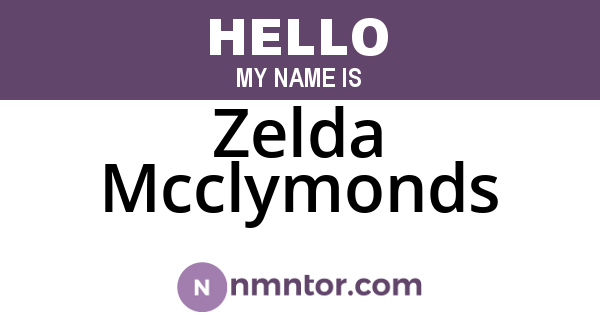 Zelda Mcclymonds