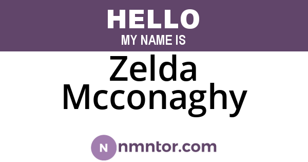 Zelda Mcconaghy