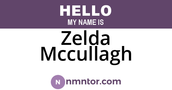 Zelda Mccullagh