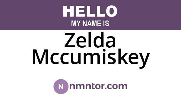 Zelda Mccumiskey