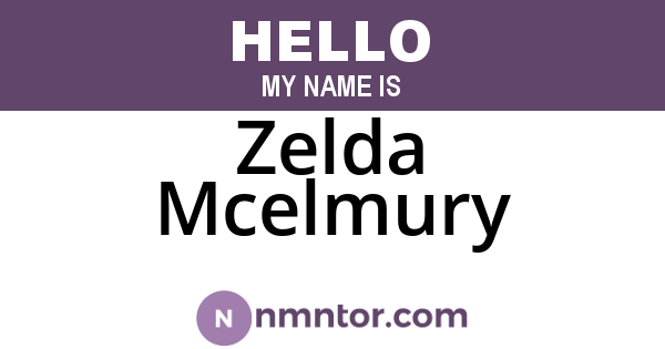Zelda Mcelmury