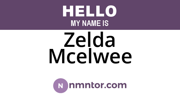 Zelda Mcelwee