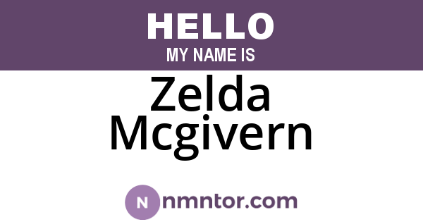 Zelda Mcgivern