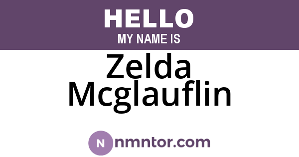 Zelda Mcglauflin