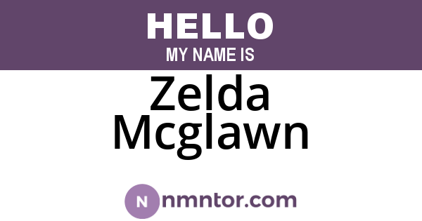 Zelda Mcglawn