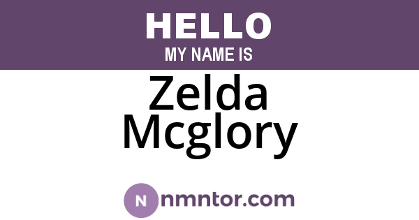 Zelda Mcglory