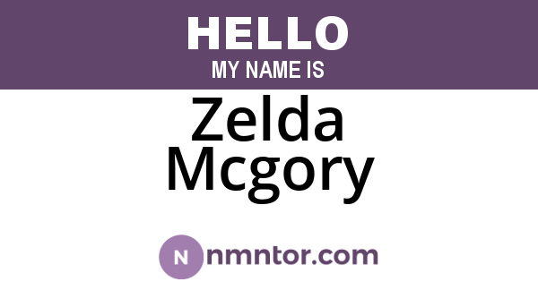 Zelda Mcgory