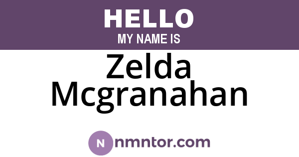 Zelda Mcgranahan