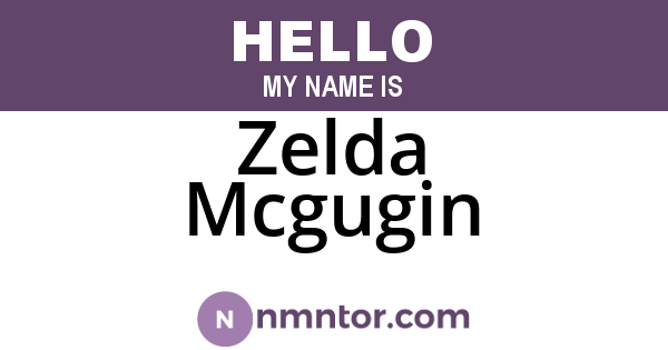 Zelda Mcgugin