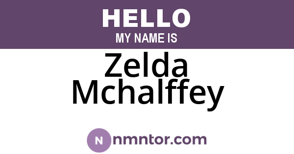 Zelda Mchalffey