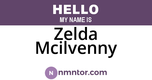 Zelda Mcilvenny