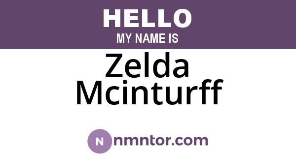 Zelda Mcinturff