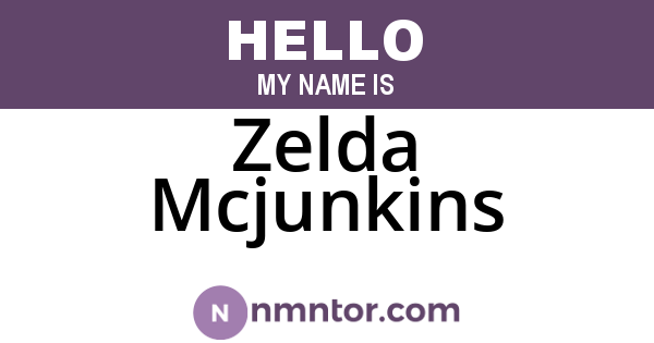 Zelda Mcjunkins