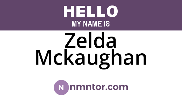 Zelda Mckaughan
