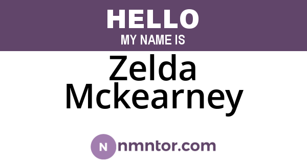 Zelda Mckearney